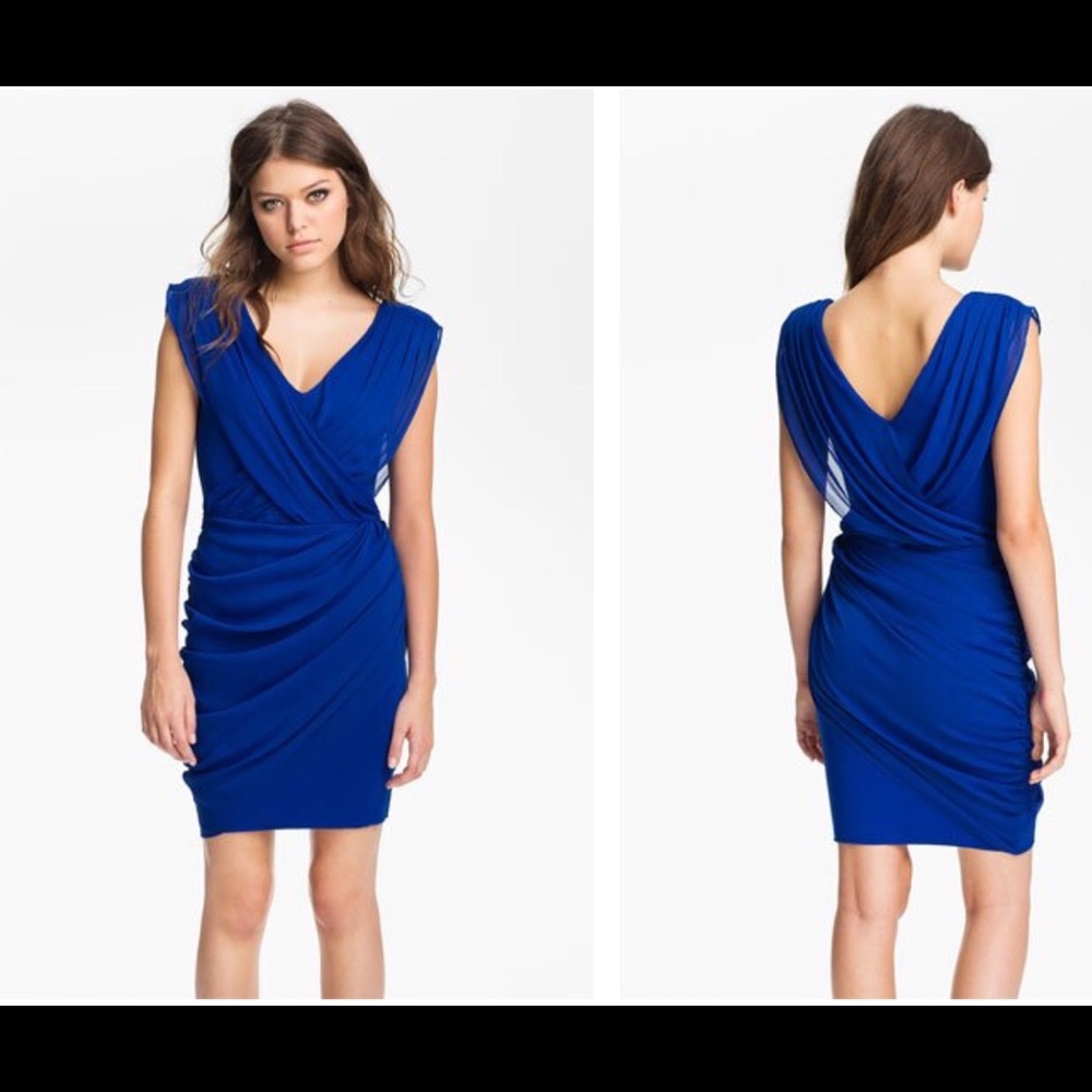 Felicity & CoCo cobalt blue dress xs